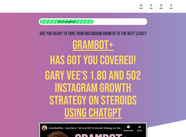 Explore GramBotPlus