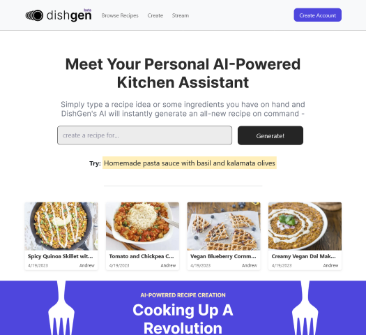 Discover DishGen