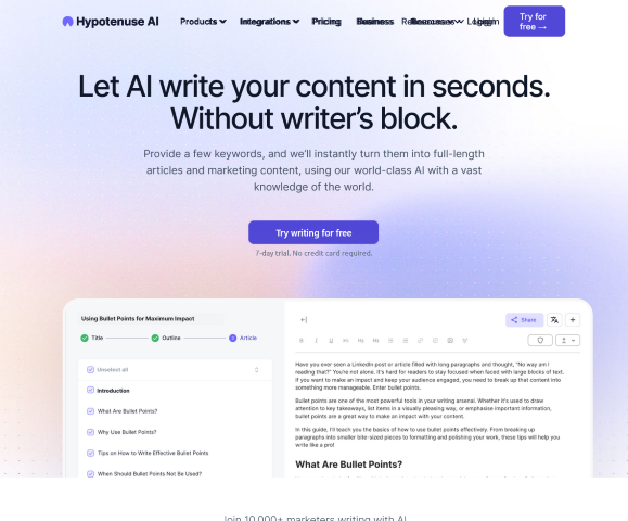 AI Writing Assistant