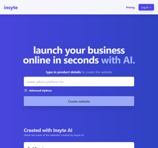 Insyte utilizes AI-powered ChatGPT technology to convert products into captivating