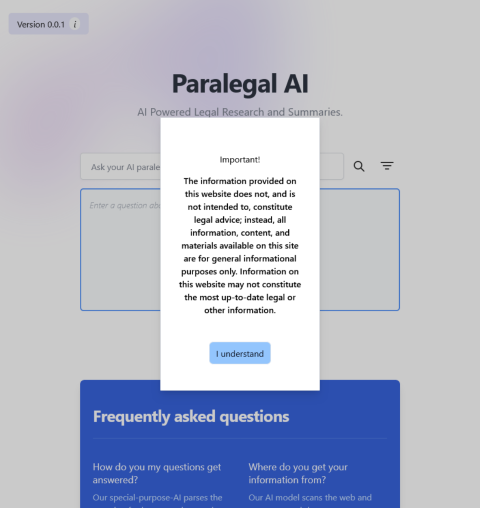 Simplify legal inquiries with Paralegal AI. Learn how this AI-powered tool assists with legal questions and resources