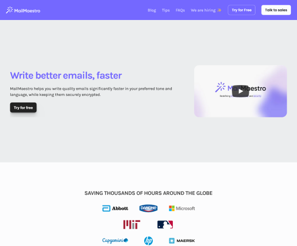 Learn how MailMaestro