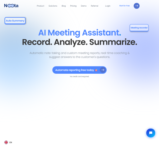 Noota is an AI application that helps business professionals and meeting organizers record meetings and generate detailed notes automatically. Find out how it works