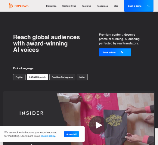 Explore how Papercup uses AI to transform video dubbing and translation