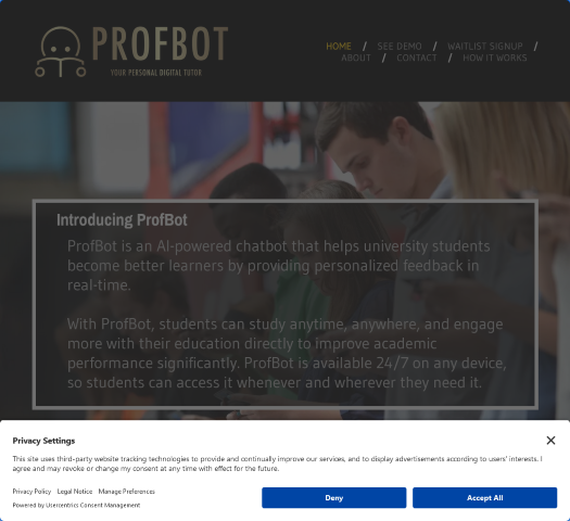 Explore how ProfBot