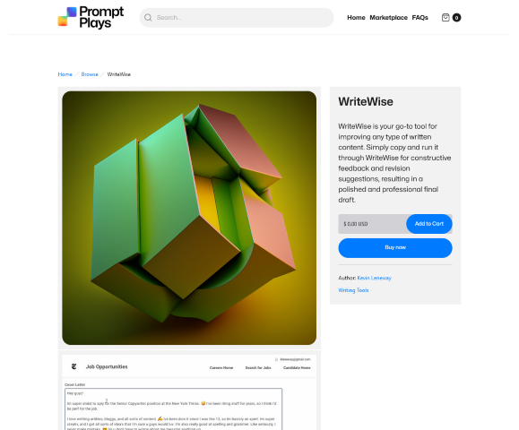 Likely an AI Writing Tool