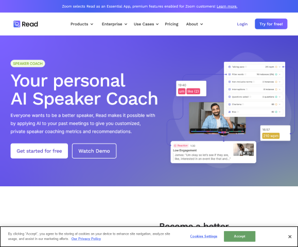 AI-Powered Speaker Coach