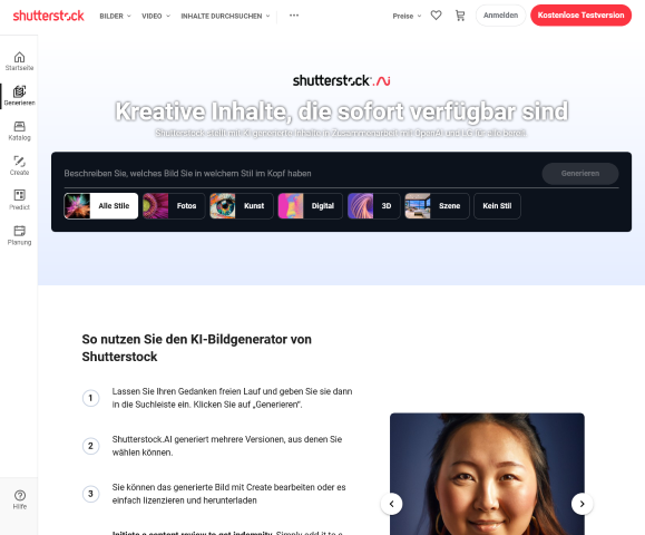 Unlock your creative potential with the Shutterstock AI Image Generator. Explore how this AI tool provides unique