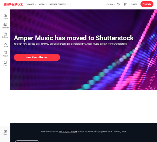 Explore Amper Music on Shutterstock