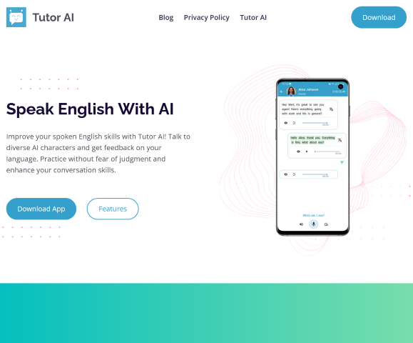 AI English Speaking Tutor