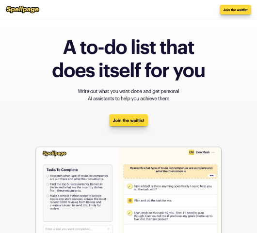 Explore Spellpage