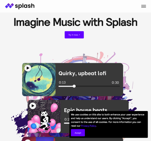 Dive into Splash Music
