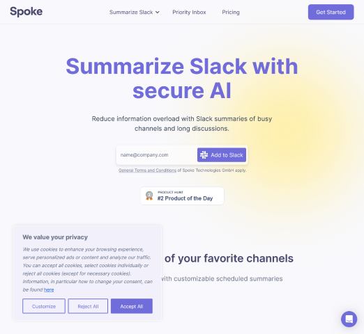 Learn how Spoke.ai's secure AI-powered summarization can elevate your Slack experience by helping you navigate busy channels