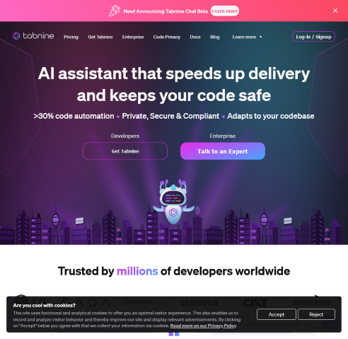 Transform your coding experience with Tabnine