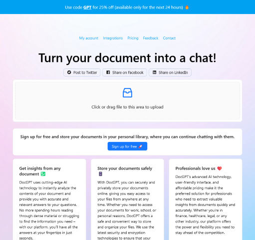Learn how DocGPT leverages AI to make your PDF documents more interactive and engaging. Turn static content into dynamic conversations with ease. Read on to find out all about its features