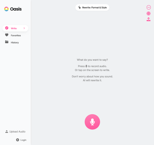 Explore OASIS - Perfect Writing AI