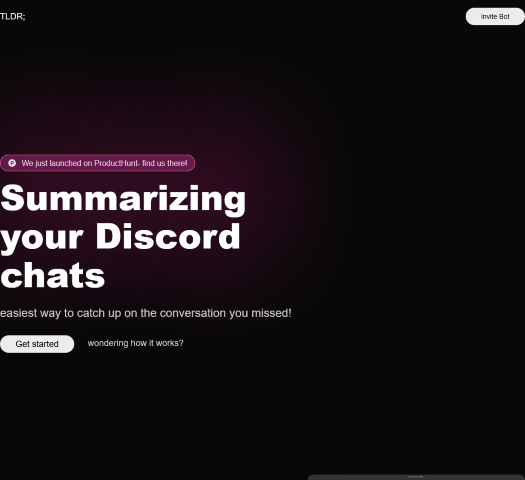 TLDR Bot transforms your Discord experience by providing concise summaries of conversations. Learn how this AI tool can keep you updated without the hassle of sifting through endless messages.