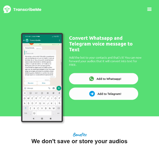 Uncover the benefits of TranscribeMe