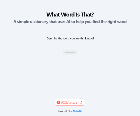 Vocabulary/Language Tool