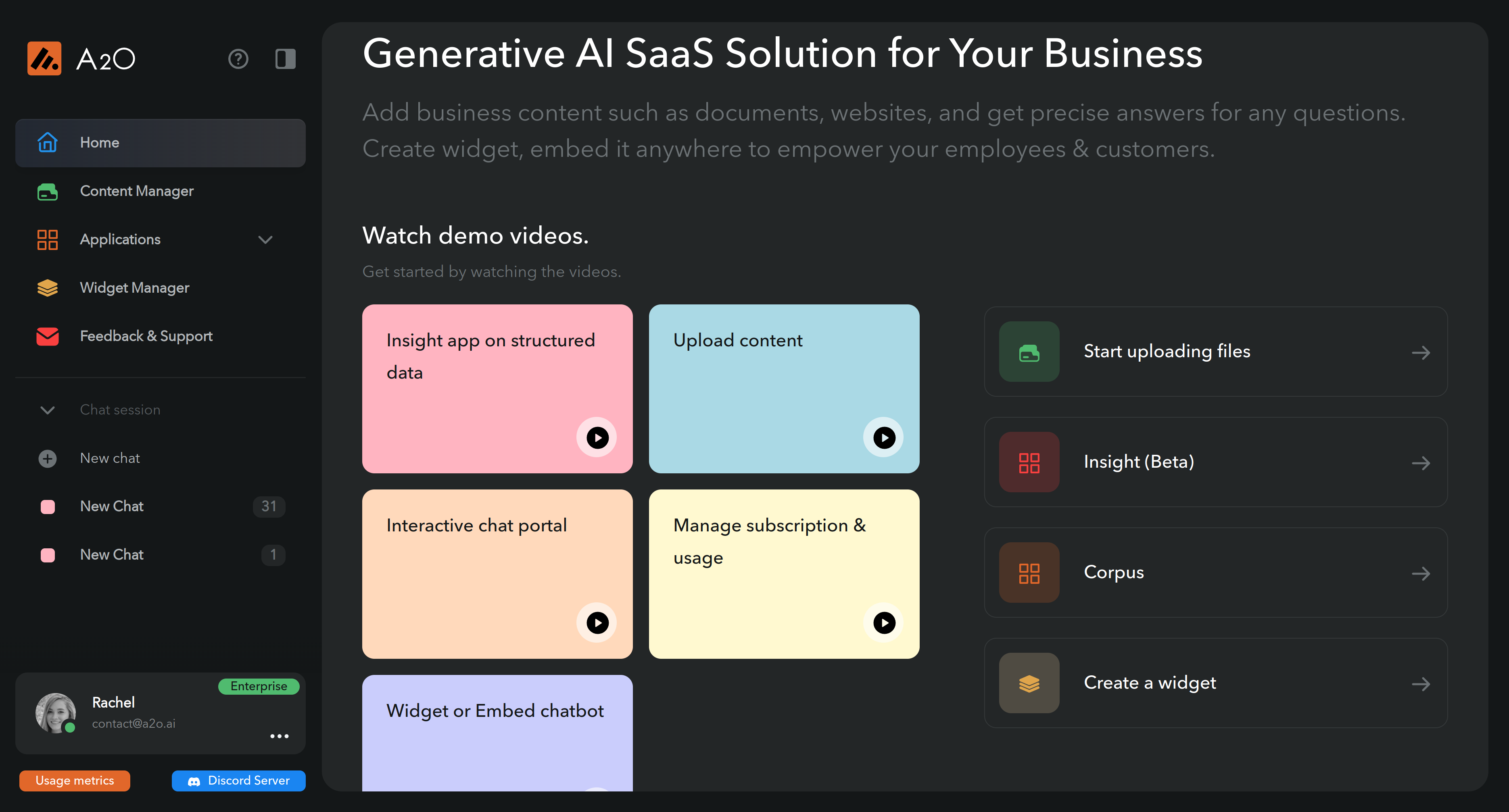 Revolutionizing Business Efficiency: A2O AI Generative Solutions