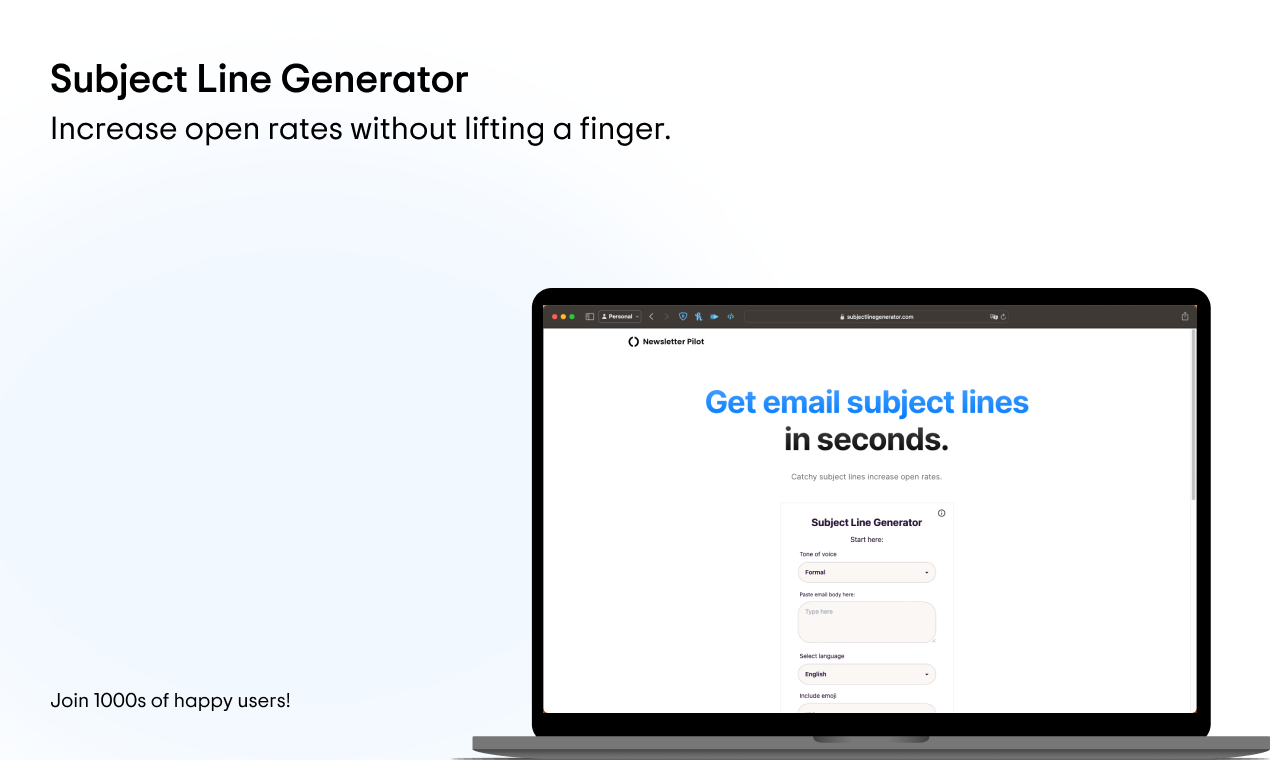 Boost Your Email Open Rates with Email Subject Line Generator