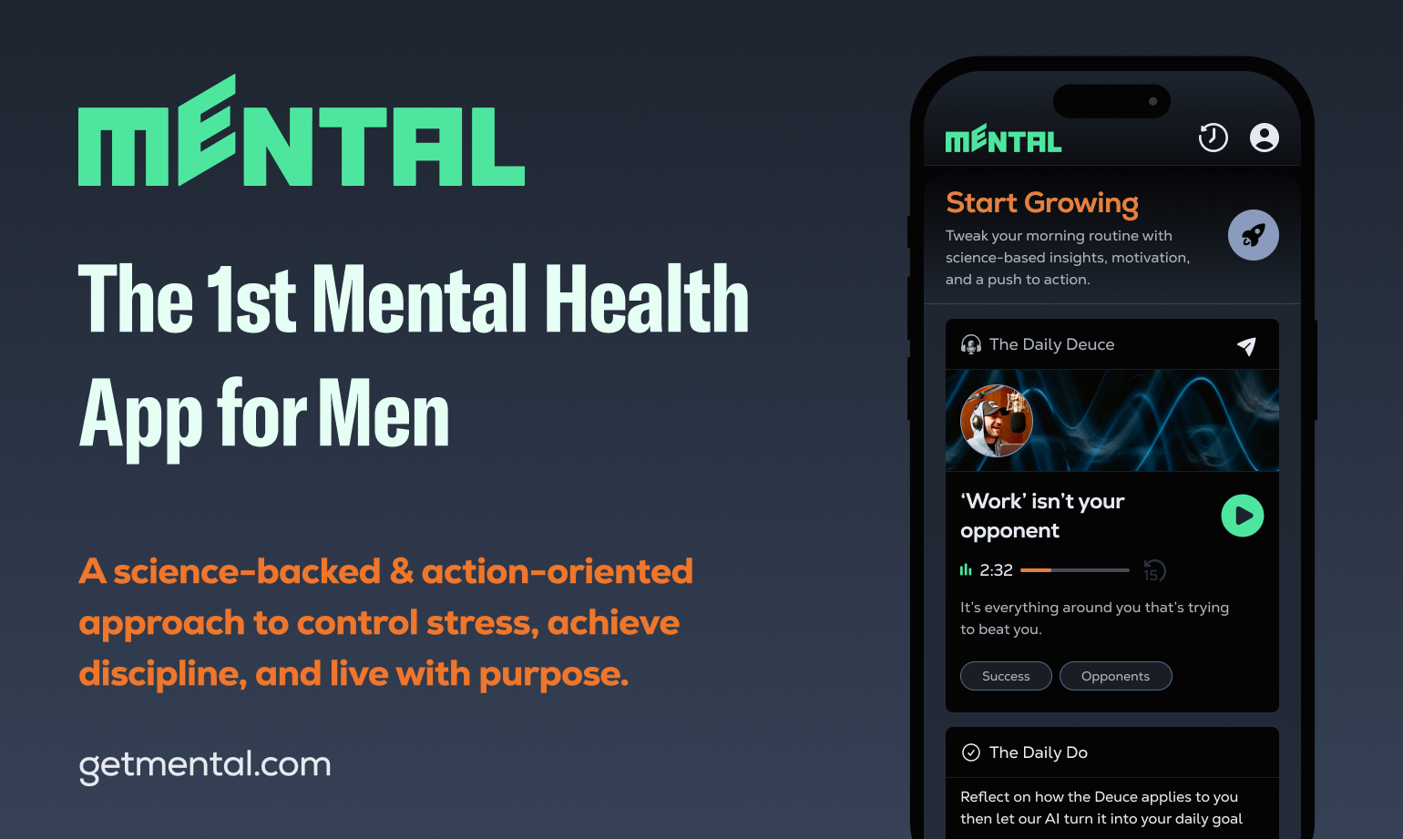 : Mental: The First Mental Health App Built for Men